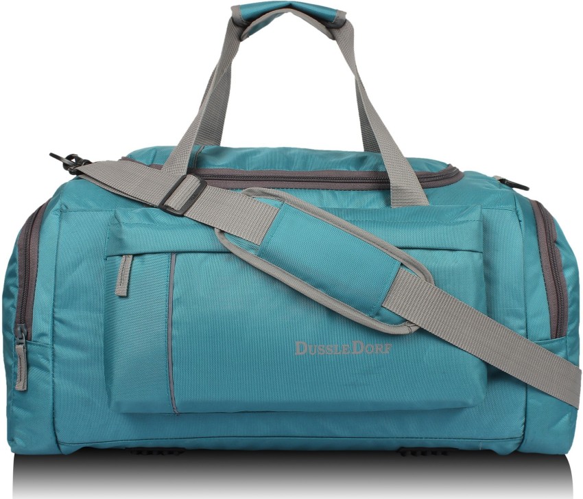 Travalate 20 Inch Turquoise Travel Duffle / Weekender Bag/ Luggage Bag  large Polyester Duffel Without Wheels Blue Turquoise - Price in India