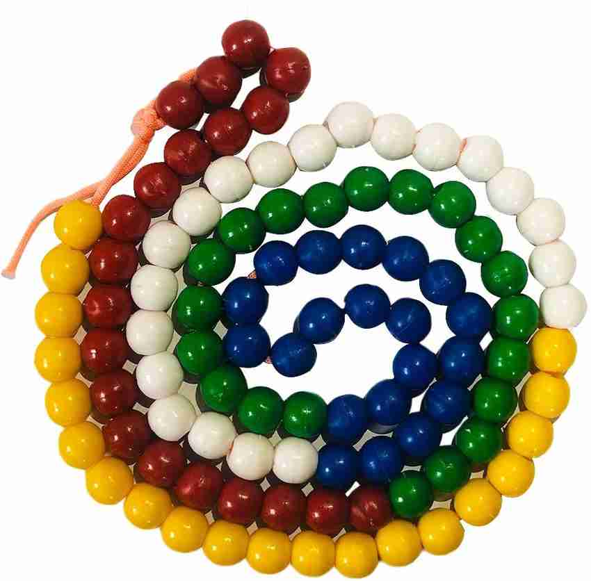 Kids counting beads on sale