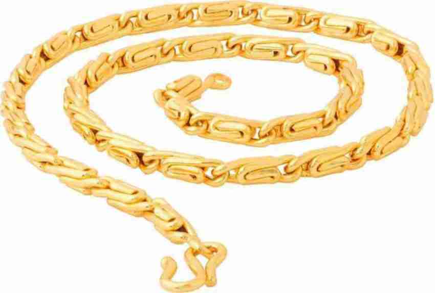 Gold chain biscuit on sale design