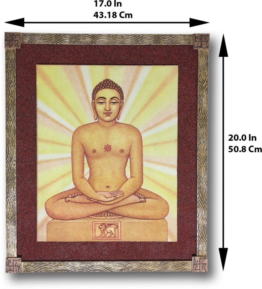 Buy Guru Gold 24kt Gold Plated Lord Mahavir Swami Pocket Card Online at Low  Prices in India  Amazonin