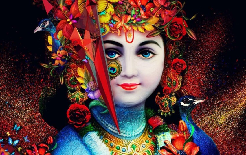 Download Lord Krishna  Lord Krishna 3d Images Hd 1080p  Full Size PNG  Image  PNGkit
