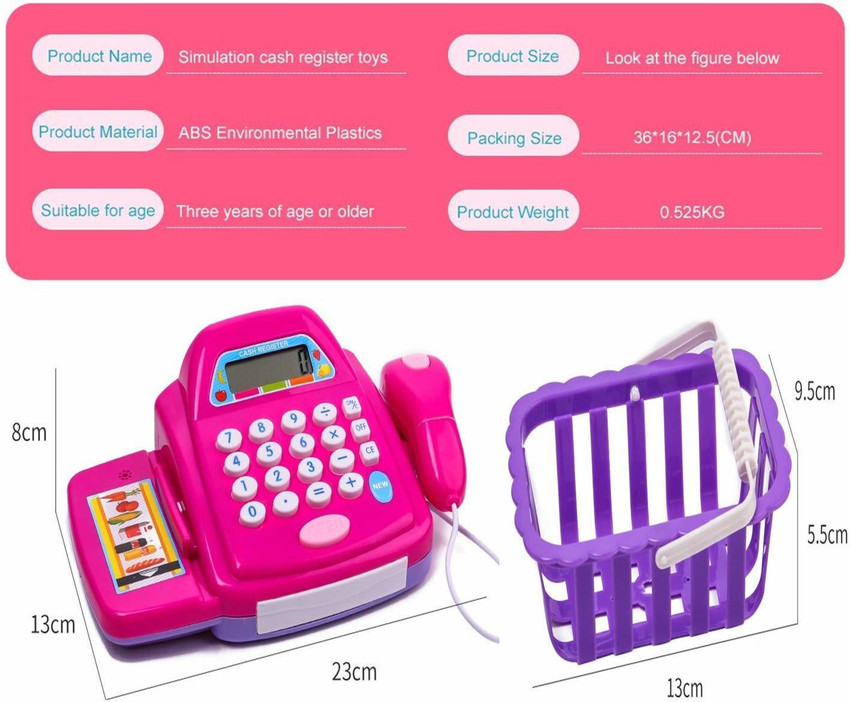 Portable battery sales operated cash register