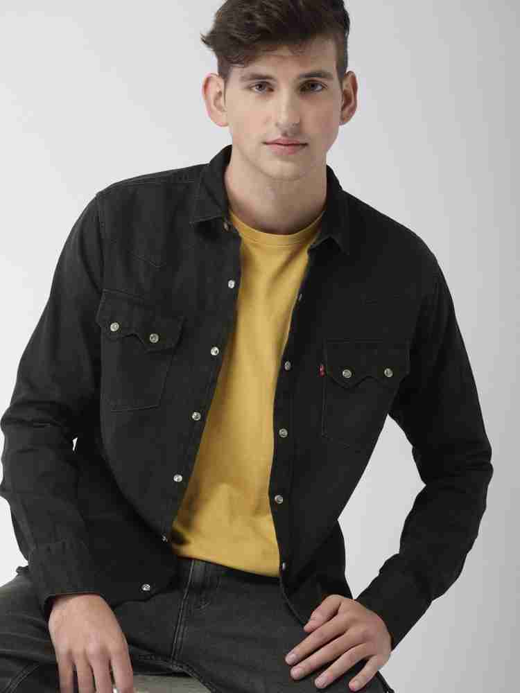 Levis denim on sale shirt for men