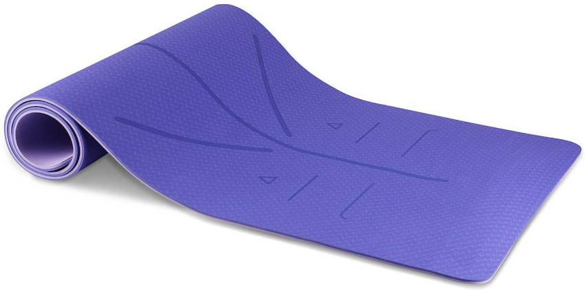The Cube Anti Skid 8mm Yoga & Exercise Mat with Carrying Strap for Home  Workouts Purple 8 mm Yoga Mat - Buy The Cube Anti Skid 8mm Yoga & Exercise  Mat with