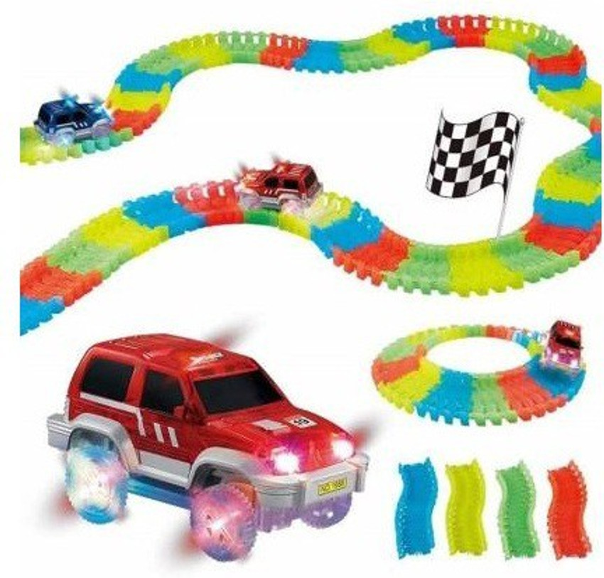 Magic glow track cars store
