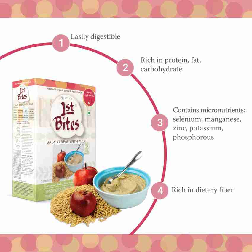 PRISTINE 1st Bites Baby Cereal 8 Months 24 Months Stage 2