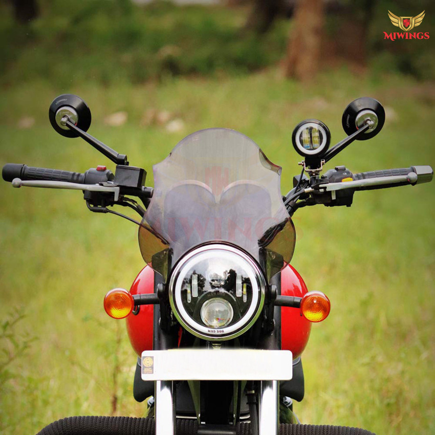 Royal enfield classic 350 on sale headlight glass price