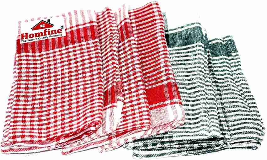 Cotton Kitchen Cloth/Cotton Duster/Napkins for Chapati, Roti, Cooking,  Cleaning, Dusting Multi Purpose use (Pack of 10)