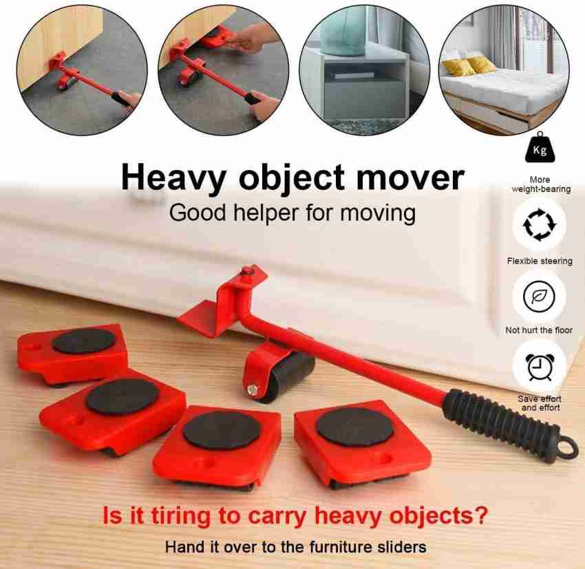 Furniture Lifter Mover Tool Set with Furniture Lifting Tool Furniture Mover  Lifter, Heavy Load Moving Wheels