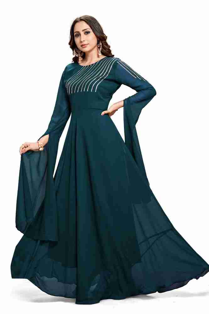 Sarika Creation Flared A line Gown Price in India Buy Sarika