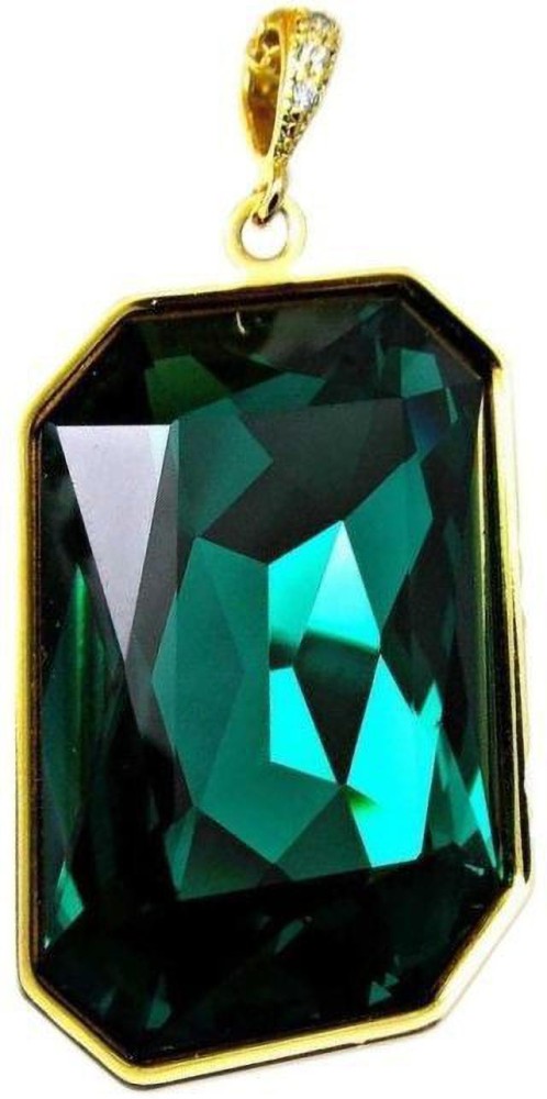 Aanya Jewels Hydro Emerald Green 9.25 Ratti Columbian Gemstone,Transparant  (Panna Ratan) Emerald Stone