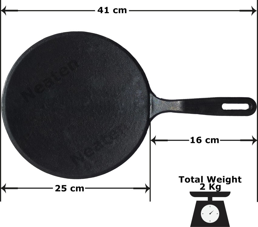 Iron Tawa, Handmade Loha Iron Lokhand Roti/chapati/parata Tawa With Unique  Handle durable & Long-lasting Iron Tawa for Indian Cooking 