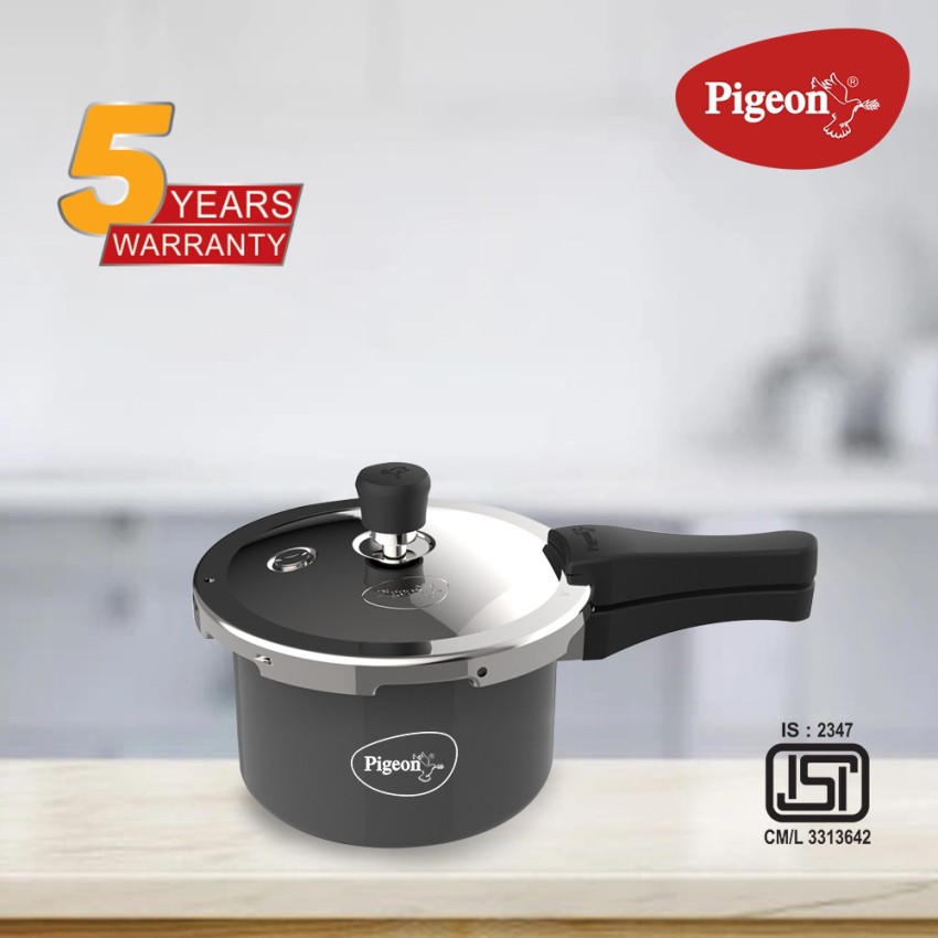 Hard anodised pressure cooker 3 litre hot sale