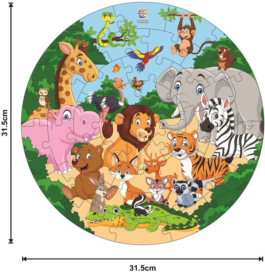 40 PIECE JIGSAW - JUNGLE 40 PIECE JIGSAW - JUNGLE