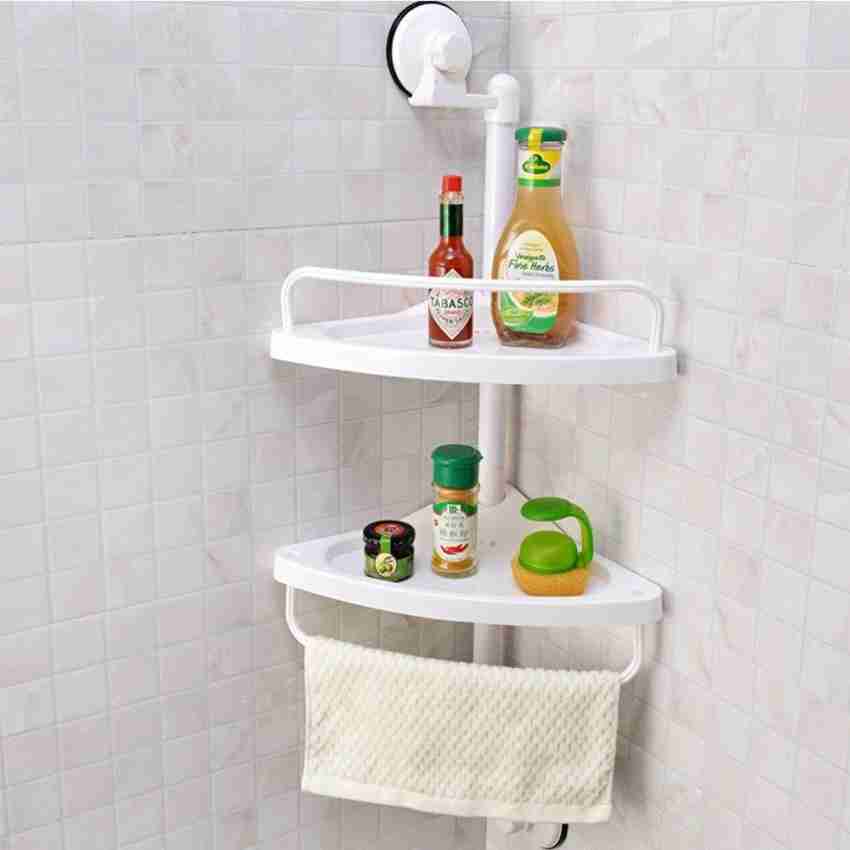 Portable Suction Corner Shelf For Kitchen