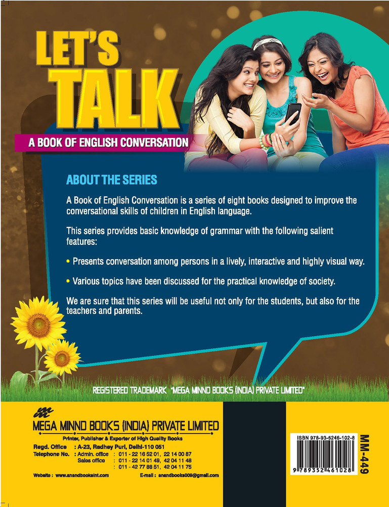 Anand Books Let s Talk 7 English Conversation Speaking Book For