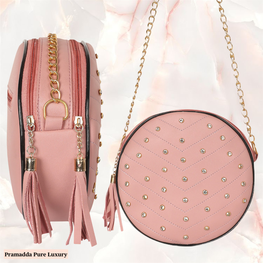 Pink clearance round bag