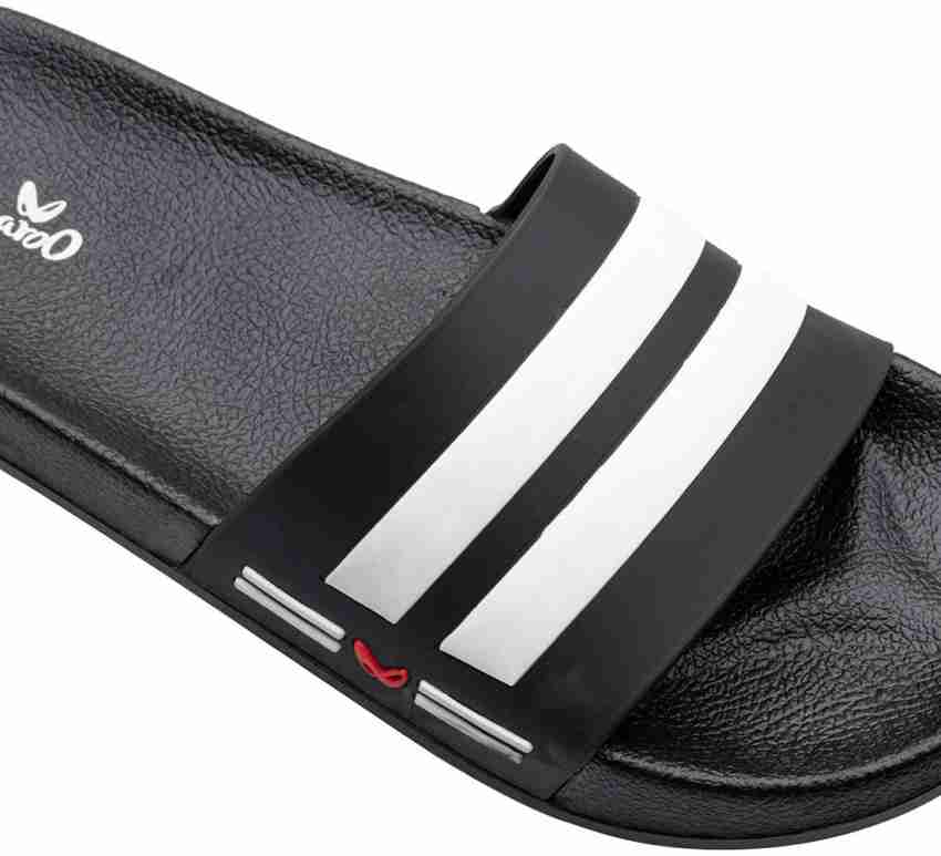 Double Black Bow Slides | Sandals 6 / Black