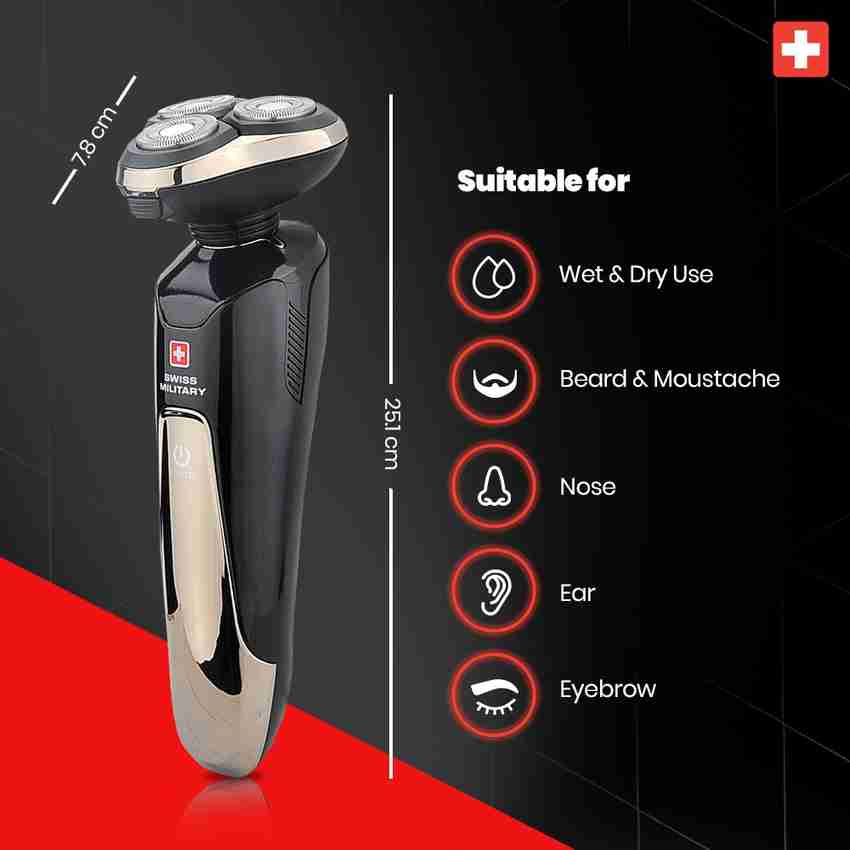 SWISS MILITARY SHV 6 Grooming Kit 90 min Runtime 1 Length