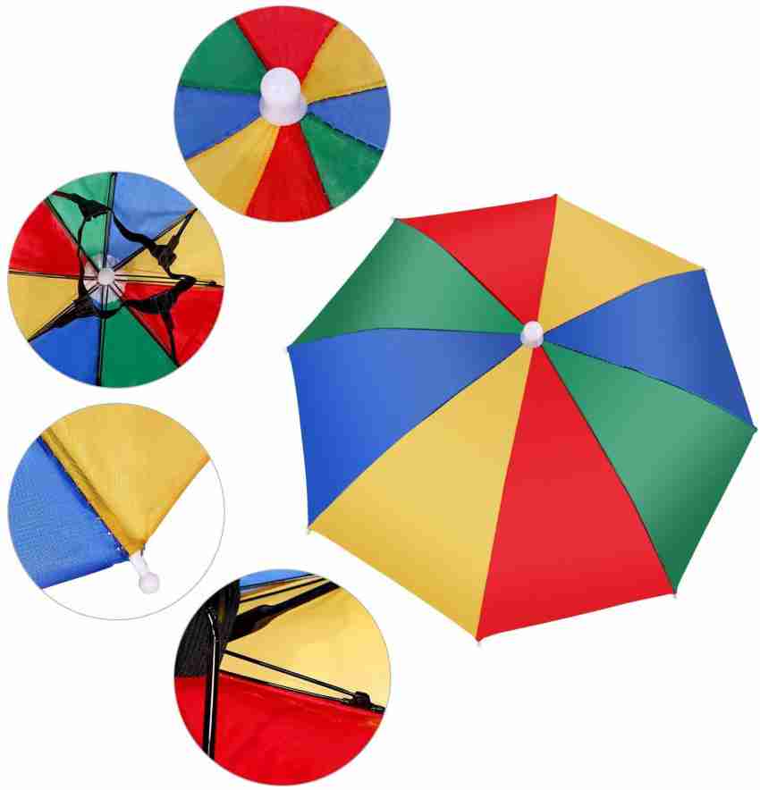 Saluana Hands Free Umbrella Hat To Protect From Sun & Rain For School Going Kids And Adults Umbrella