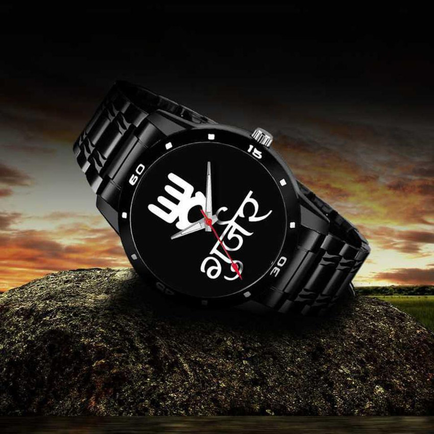 rofl RW GUJJAR BK GURJAR BLACK PLATED CHAIN ANALOG WATCH FOR MEN WOMEN Analog Watch For Men Women Buy rofl RW GUJJAR BK GURJAR BLACK PLATED CHAIN ANALOG WATCH FOR MEN