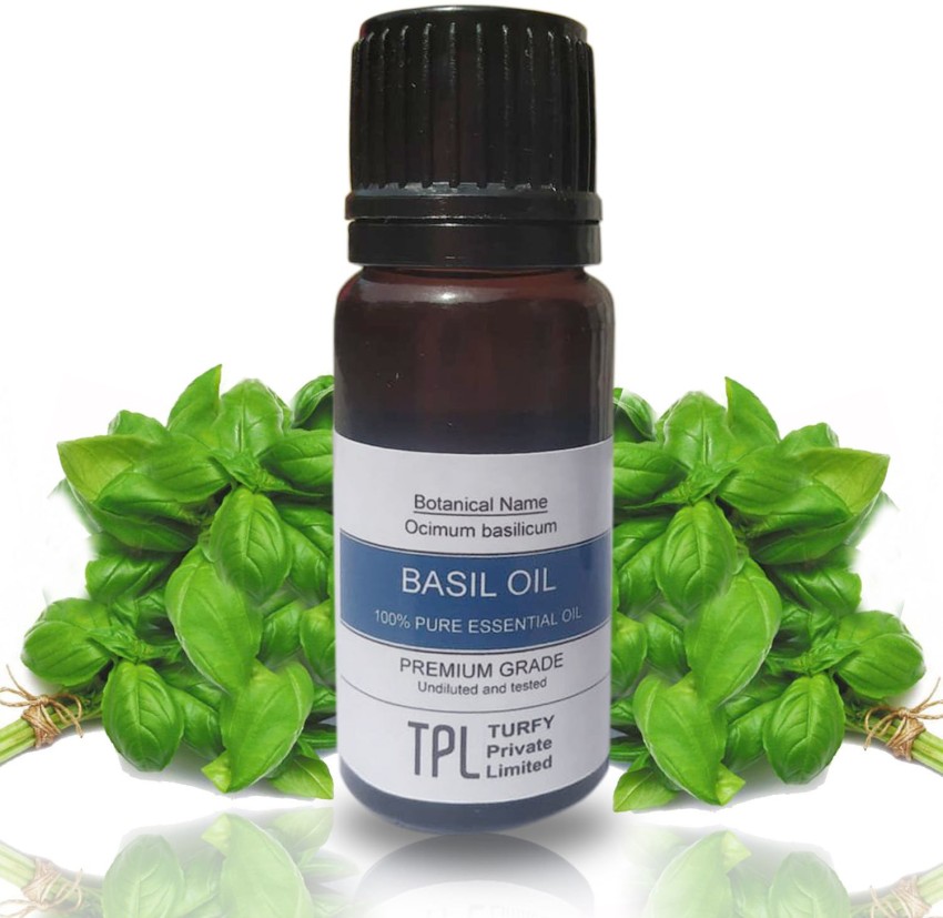 TPL Basil Oil 100 Pure Natural Therapeutic Grade Essentail Oil