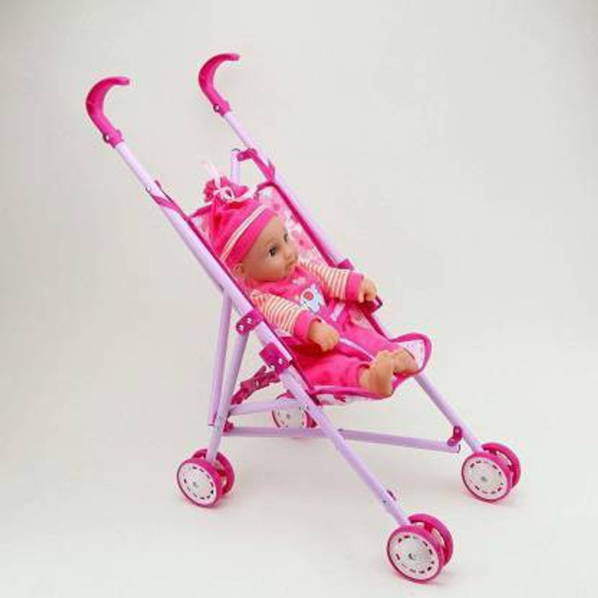 Khilona Wala Children s Baby Sitting Stroller Trolley With 2 Small
