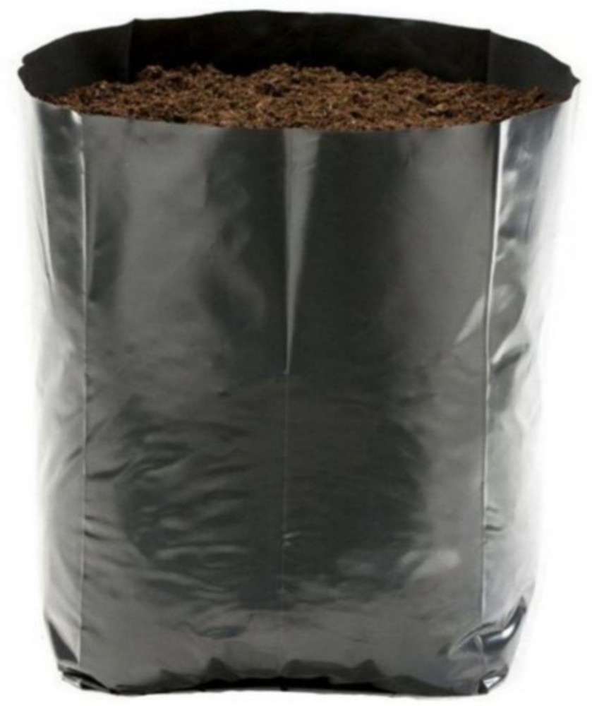 Nursery plant poly bag Pack of 100 Bags  6 in x 8 in DIA x H