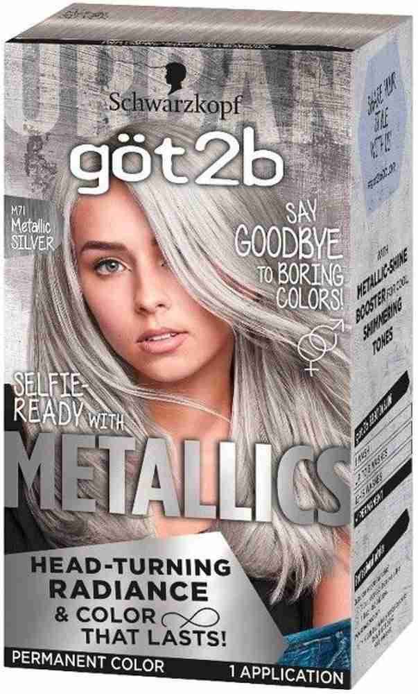 Got2b Color Metallic Silver Price in India Buy Got2b Color