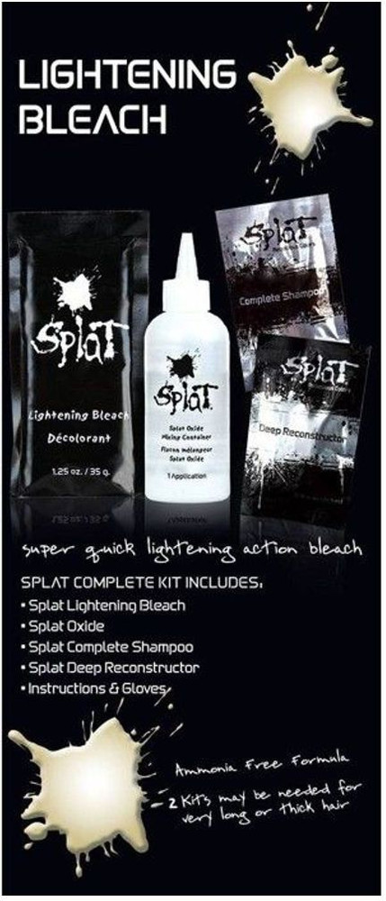 Splat bleach hot sale kit