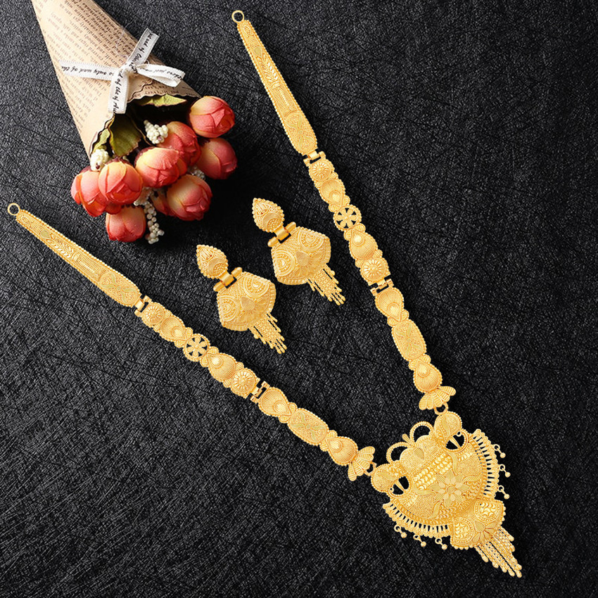 Mansiyaorange alloy sales jewel set