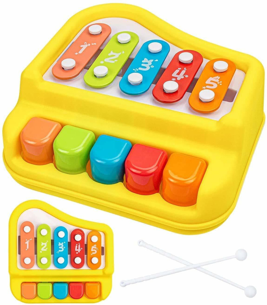 EVURAAJ ENTERPRISE Baby Vocal Piano Toy 2 in 1 for Toddlers Baby