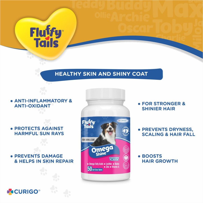 FluffyTails Omega Shine Pet Health Supplements Price in India