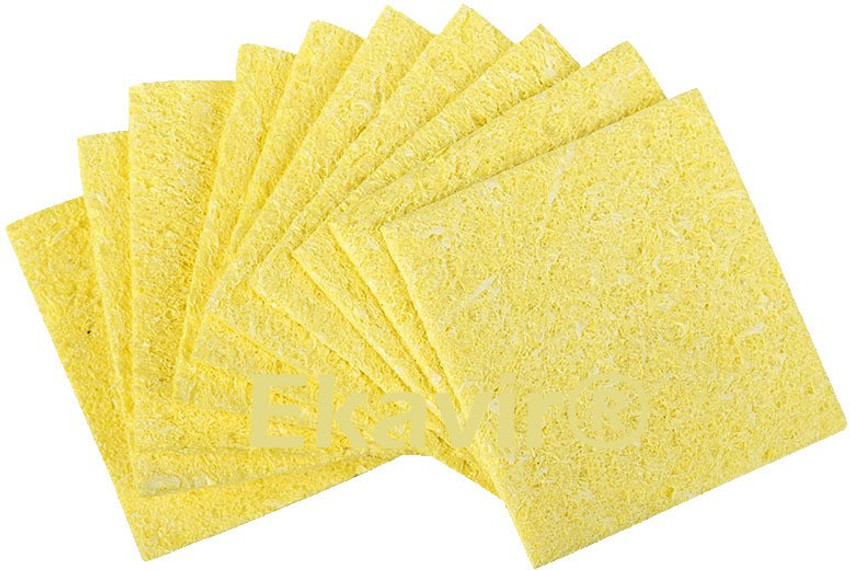 Ekavir 10 Pcs Sponge For Cleaning Soldering Iron Tip Bit Pack of