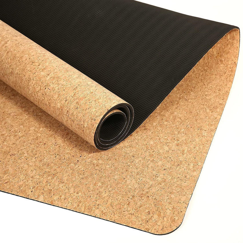 SEPARATE WAY Cork Yoga Mat Natural Organic Cork Eco Friendly Perfect Size 72 x 24 x5mm Brown 5 MM mm Exercise Gym Mat Buy SEPARATE WAY Cork Yoga Mat