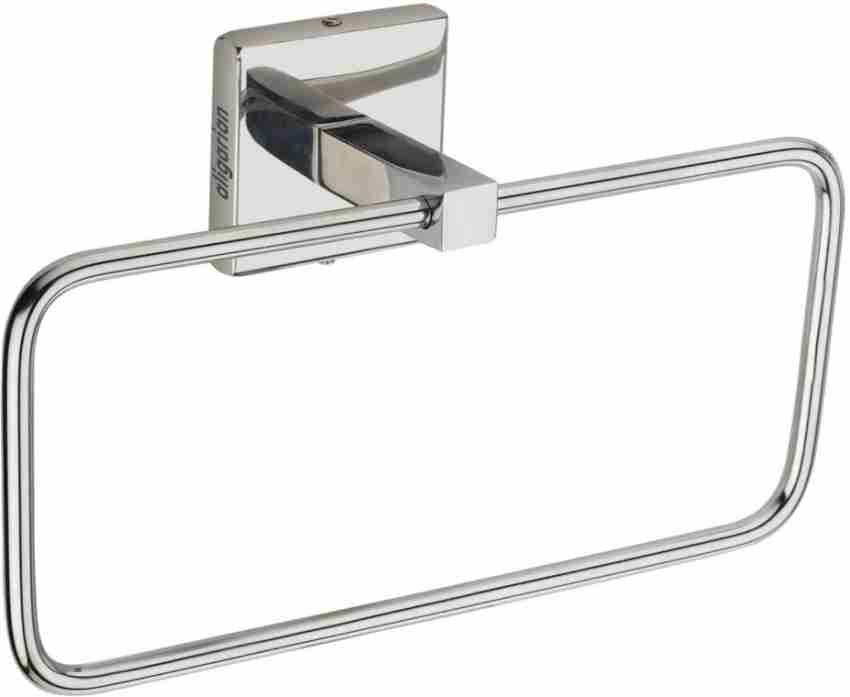 aligarian Steel Bathroom Accessories Set with Towel Rod,Ring