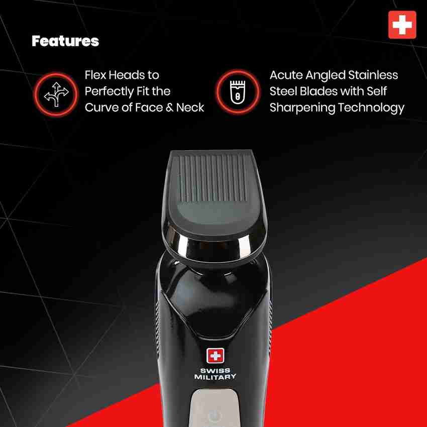 SWISS MILITARY SHV 6 Grooming Kit 90 min Runtime 1 Length Settings Price in India Buy SWISS MILITARY SHV 6 Grooming Kit 90 min Runtime 1 Length Settings online at Flipkart