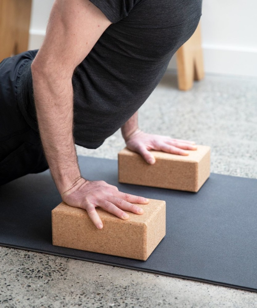 Teskal Natural Cork Yoga Brick. Yoga Block, Anti Slip Eco Friendly Yoga  Blocks Price in India - Buy Teskal Natural Cork Yoga Brick. Yoga Block