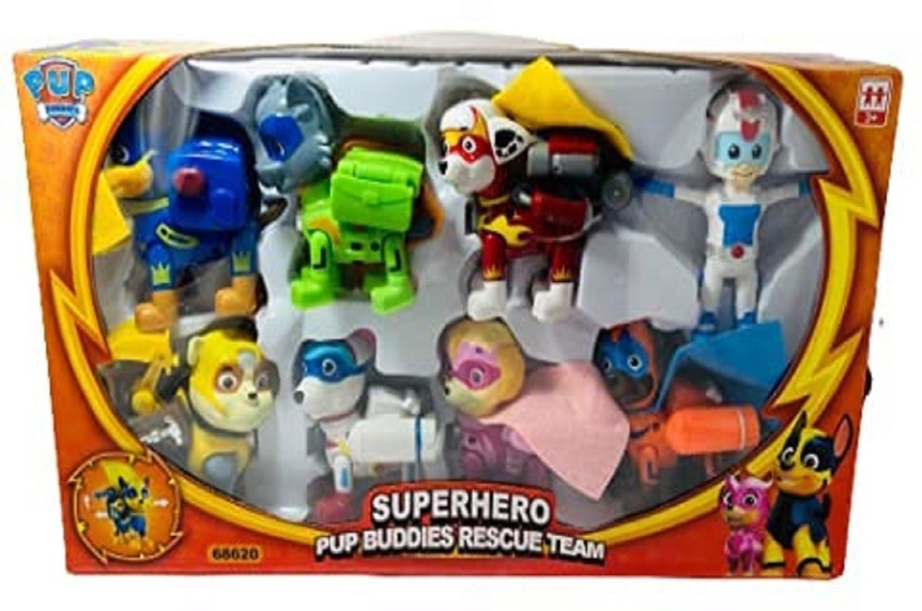 Pjmasks Paw Patrol Pup Buddies Action Figure Pretend Play Toy Set With  Eight Action Figure Toy For Kids (Multicolor) - Paw Patrol Pup Buddies  Action Figure Pretend Play Toy Set With Eight