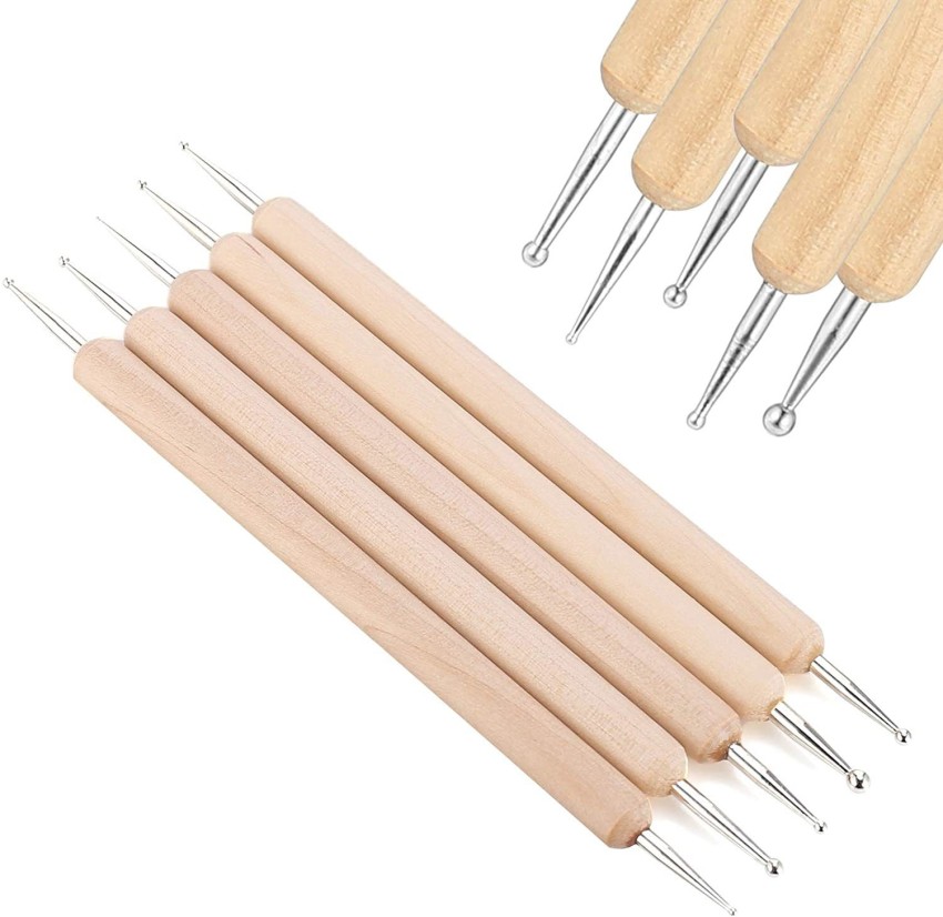 9 PCS Dotting Tools Ball Styluses with Box, Pen Dotting Tools Set for Rock  Painting, Pottery Clay Modeling Embossing Nail Art