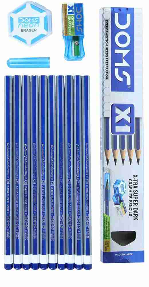 Doms Groove HB/2 Super Dark Graphite Pencil Box Pack