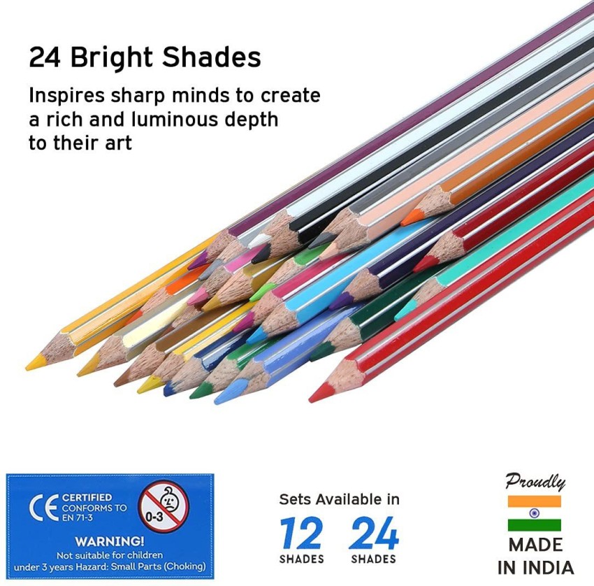 Doms Fsc 24 Shades Colour Pencil