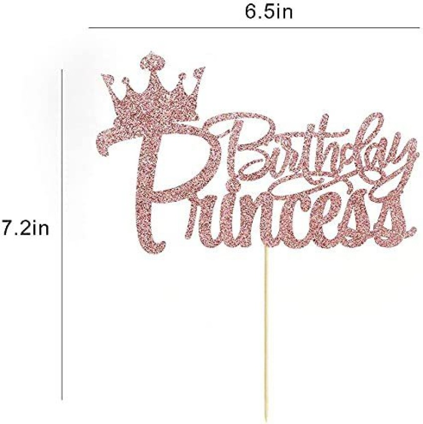 1st Birthday Crown Cake Topper