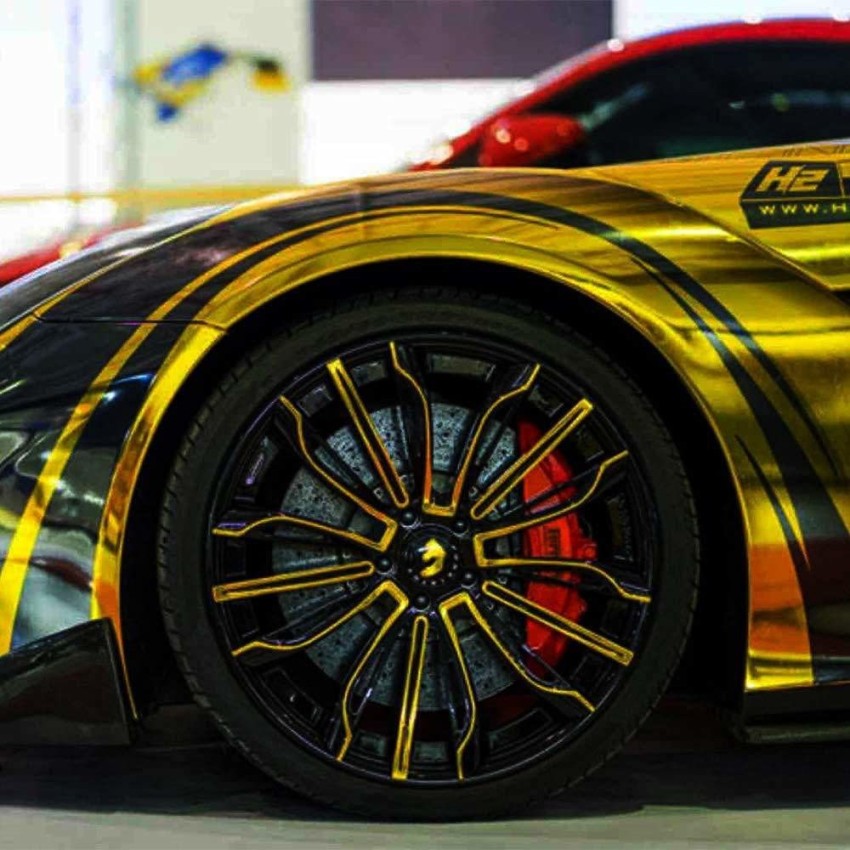  Rwraps Egyptian Golden Ankh Gloss Vinyl Film Wrap 59in