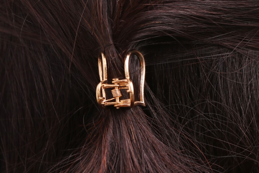 Metal Multi Design Hair Claw Clips for Women, Hair Catch Banana