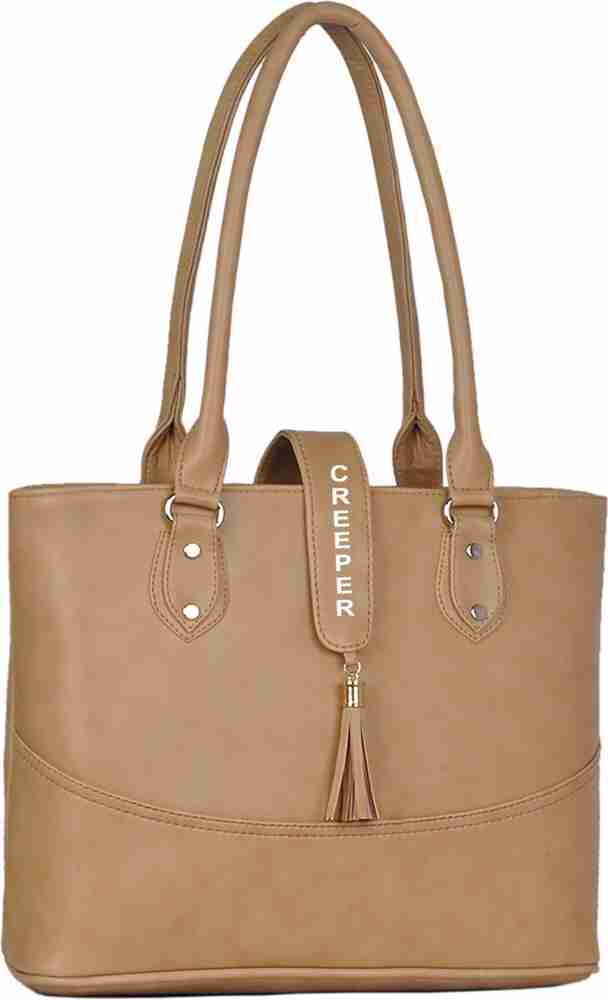 Buy CREEPER Women Beige Shoulder Bag Beige Online Best Price in India Flipkart