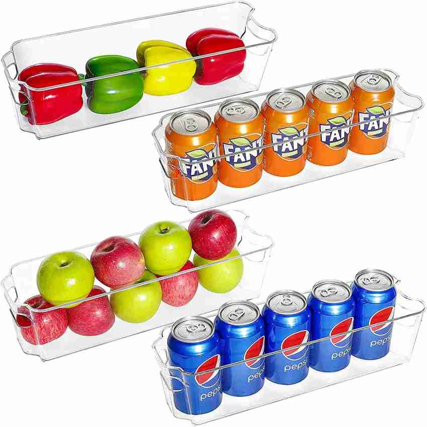 Buy LISHONN Clear Acrylic Pantry Organizer Bin Food Storage Fridge Kitchen  (Size- X-Small