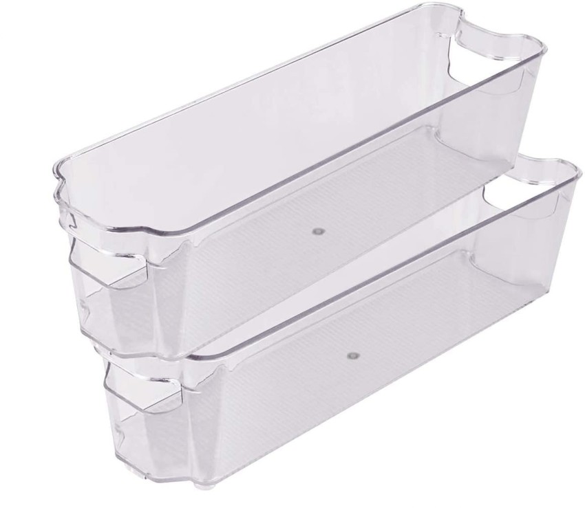 Buy LISHONN Clear Acrylic Pantry Organizer Bin Food Storage Fridge Kitchen  (Size- X-Small