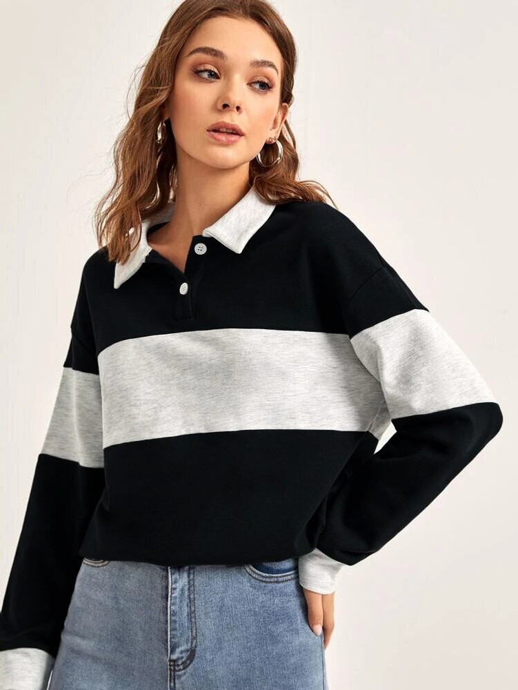 Force Colorblock Women Polo Neck Black Grey T Shirt Buy Force Colorblock Women Polo Neck Black Grey T Shirt Online at Best Prices in India Flipkart