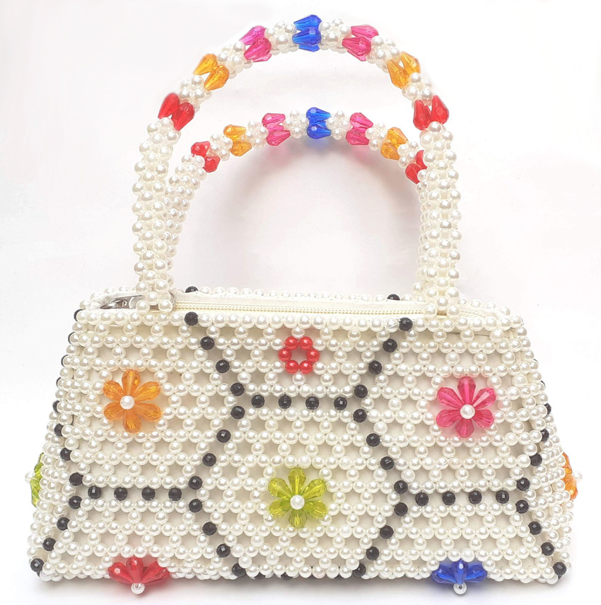 Flipkart PathakCreation multicolor beaded hand bag Messenger Bag Messenger Bag